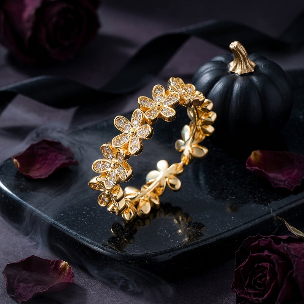Flower Ring GLITZORA