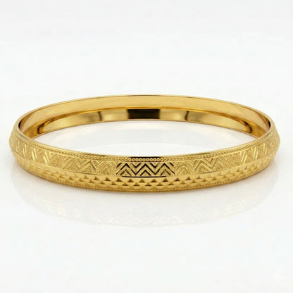 Golden Heritage Men's 22kt Gold plated Kada GLITZORA