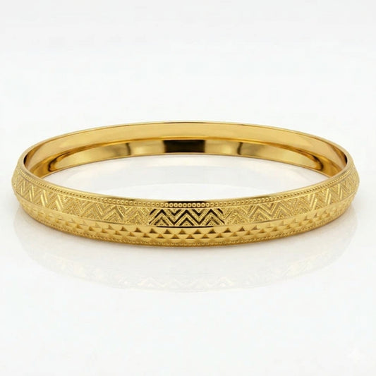Golden Heritage Men's 22kt Gold plated Kada GLITZORA