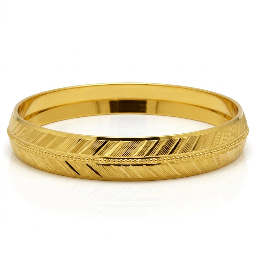 Crownline gold plated kada GLITZORA