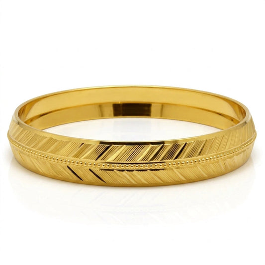 Crownline gold plated kada GLITZORA