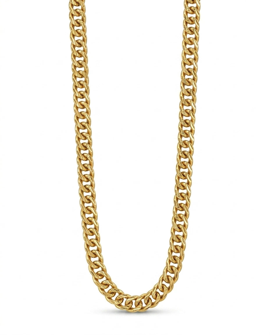 Crub Gold Plated Chain GLITZORA