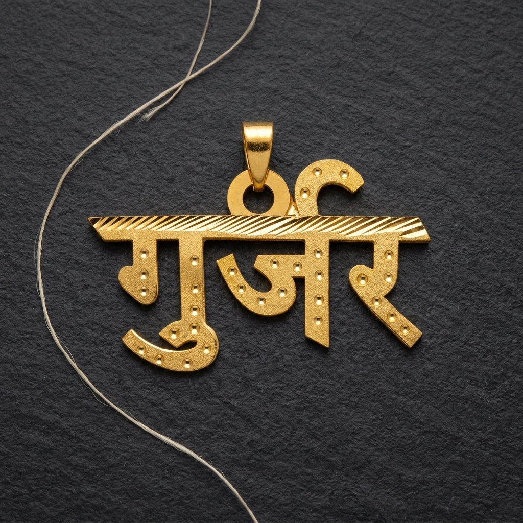 Gurjar Gold plated Locket GLITZORA
