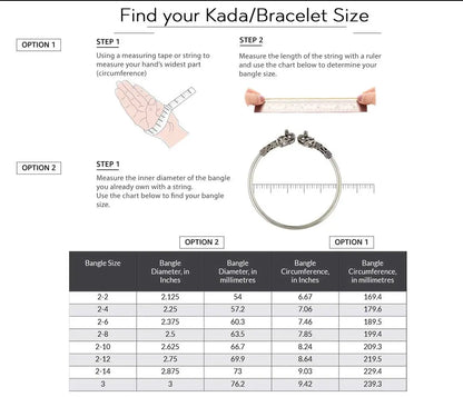 Apex Double Tone Kada | 22kt Gold Plated GLITZORA