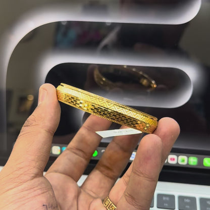 Golden Heritage Men's 22kt Gold plated Kada