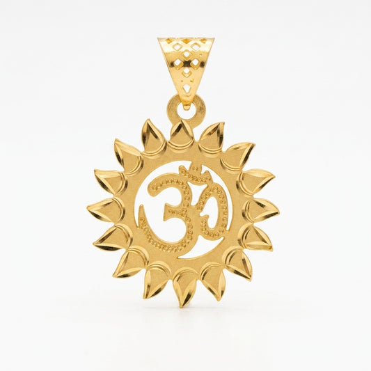 Surya om Gold plated locket ⭐⭐⭐⭐⭐ 4.7 (5,320) GLITZORA